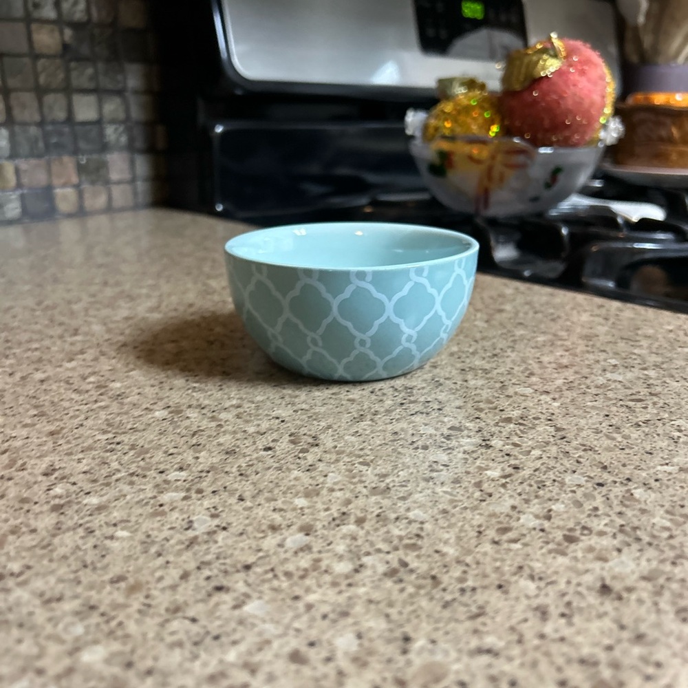 THRESHOLD | Light Blue Stoneware Bowl